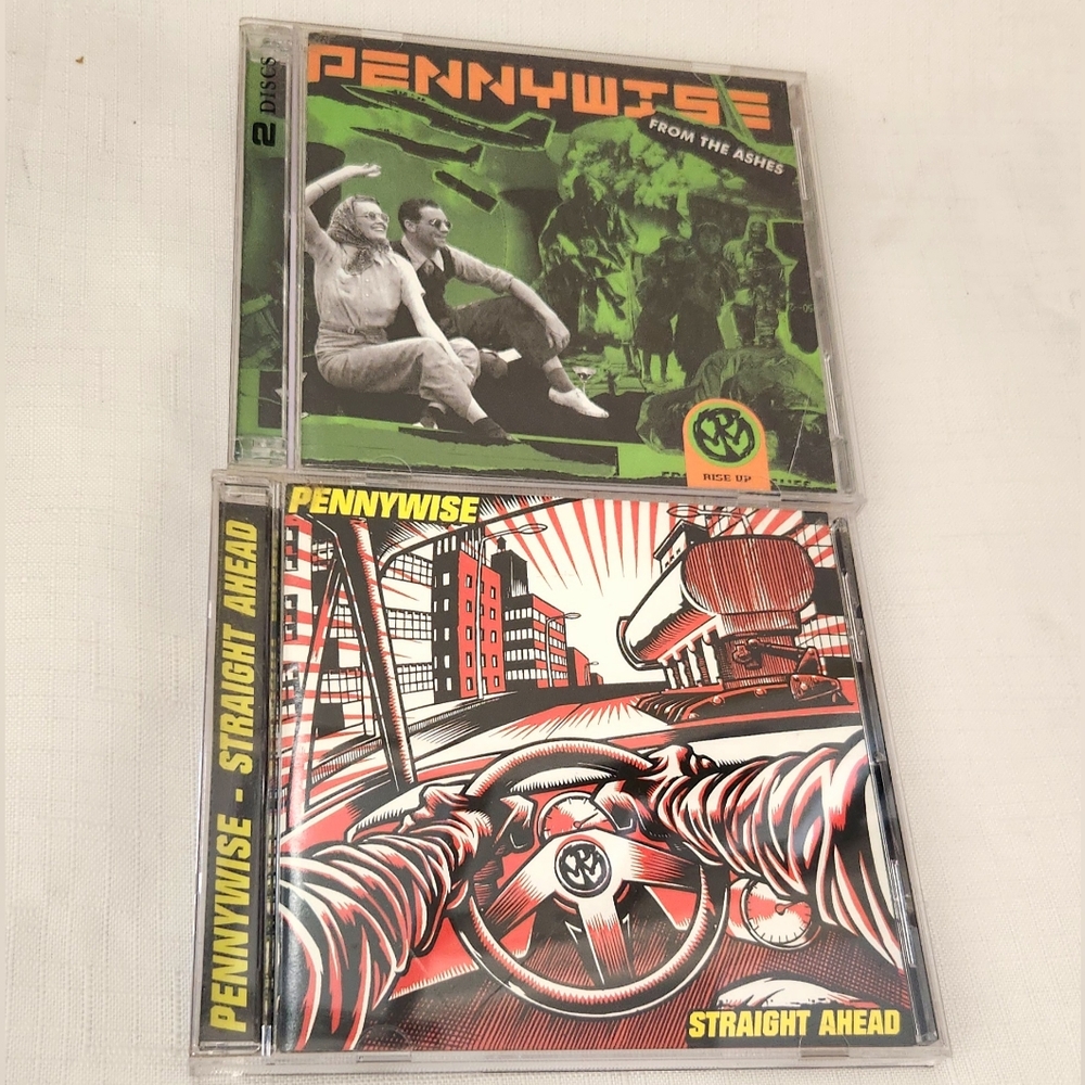 Pennywise - From The Ashes 2 CD Lot + DVD 2003 Epitaph and Straight Ahead Music